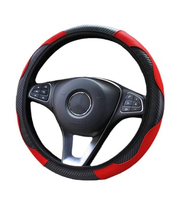 Capa do Volante e Cinto de Segurança Antiderrapante em Fibra de Carbono para Carro