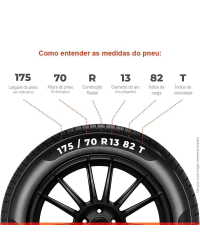 Pneu Aro 13 175/70R13 jk Tyre 82T tl Turbo