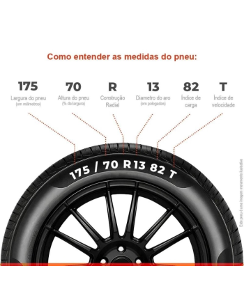 Pneu Aro 13 175/70R13 jk Tyre 82T tl Turbo