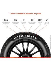 Kit 2 Pneu Aro 16 195/55R16 Xbri 87V tl Fastway P5
